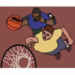 Gutta og basketball