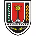Semarang stad logotypen vektorbild