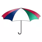 Vektorové grafiky barevný deštník
