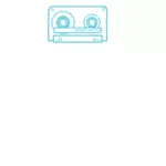 Audio cassette vector clip art