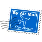 空気メール郵便切手ベクトル イラスト