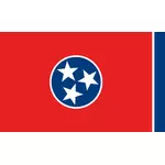 Vcetor иллюстрации флаг Теннесси