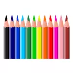 Coloring blyanter vektorgrafikk utklipp