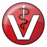 Veterinary sticker logo