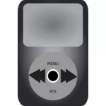 Ilustración iPod media player vector