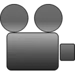 Vektorbild av ikonen för videokamera