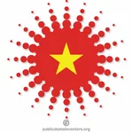Vietnam sjunker halvton mönster