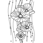 ClipArt vettoriali di fiori in fiore