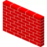 Vector image of pallet of bricks