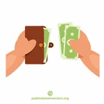 Pieniądze w portfelu