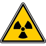 ناقلات التوضيح من علامة التحذير المواد المشعة الثلاثية،
