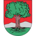 Vector tekening van wapenschild van Walbrzych stad