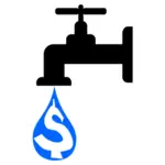 Water kosten vectorillustratie