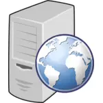 Web server vektor icon