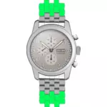Wristwatch with chronometer vector image