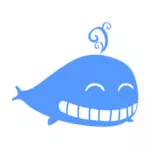 Mavi balina çizgi film resim