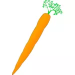 Immagine di vettore di carota arancione