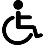 Disability pictograh vector image