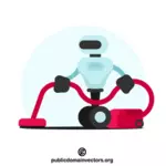 Assistant robot à roues