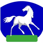 Vektor-Bild Pferd Wappen