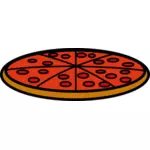 Ikon merah pizza