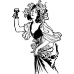 Wine maiden
