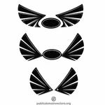 Vleugel Logos silhouet