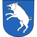 Vector drawing of coat of arms of Berg am Irchel municipality