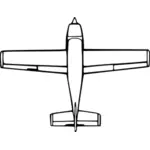 小型飛行機のベクトル