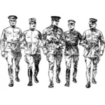 Солдаты первой мировой войны векторные картинки