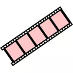Desen al benzii de bază film cu slide-uri roz