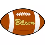 Bilson rugby bal vector afbeelding