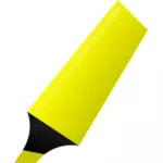 Vektör görüntü sarı fosforlu kalem