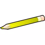 黄色の輪郭を描かれた鉛筆