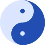 Blue Yin and Yang