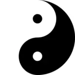 Yin yang vektorbild