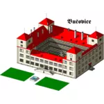 Bucovice Chateau grafică vectorială