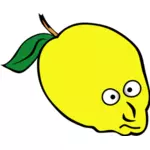Kreslený obrázek z citronu